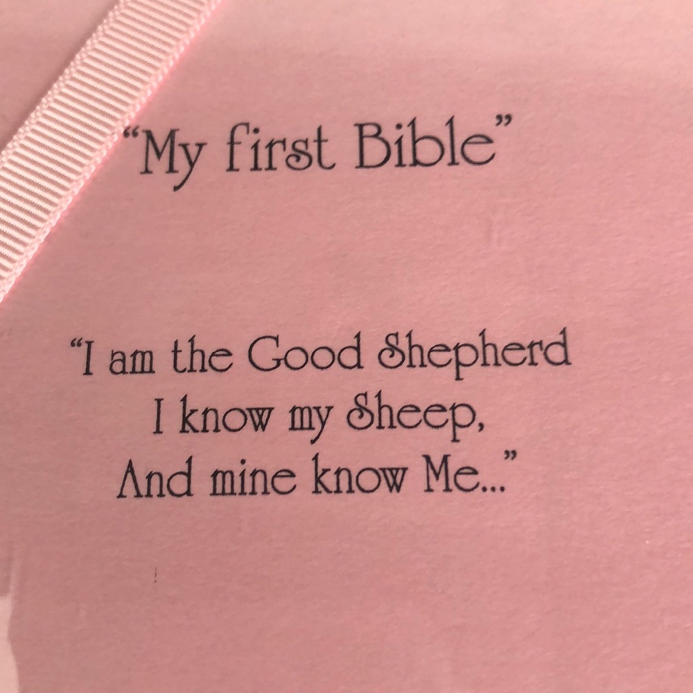 My First vest size bible